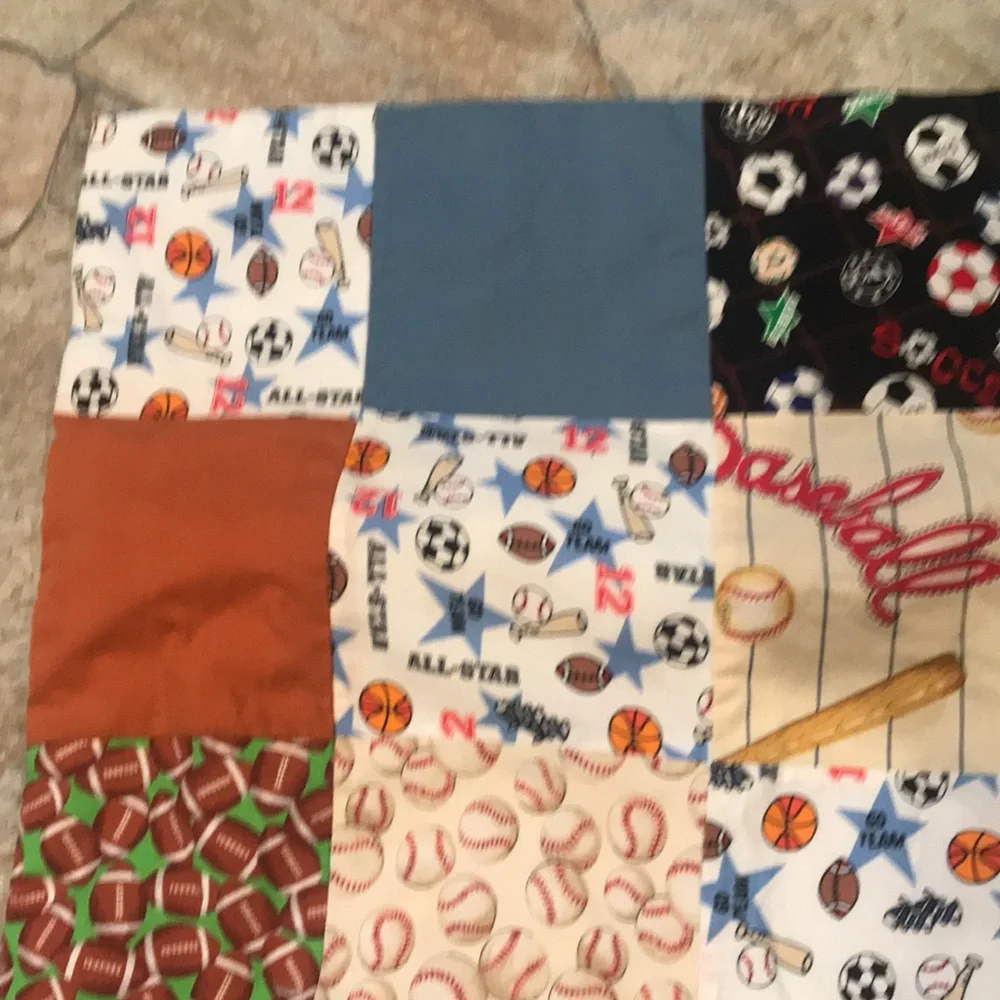 Baseball Small Quilt